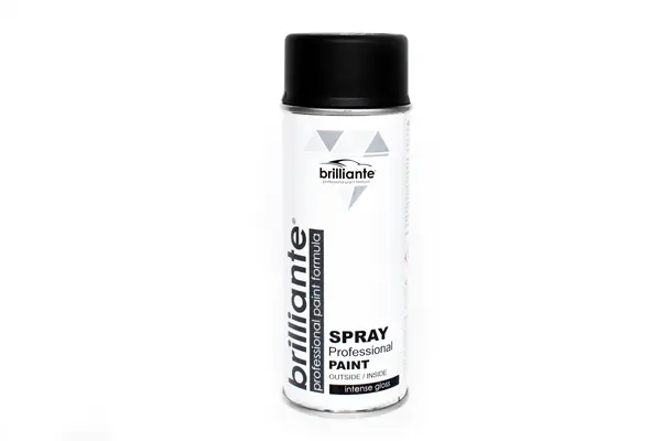 Vopsea spray negru mat ral 9005 BRILLIANTE 400ml