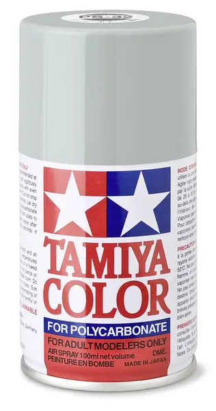 Vopsea spray Tamiya pentru suprafete transparente din policarbonat - PS-32 Corsa Gray (100 ml) (TAM86032)