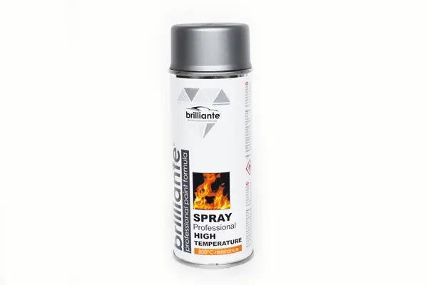 Vopsea spray temperaturi inalte ARGINTIU BRILLIANTE 400ml