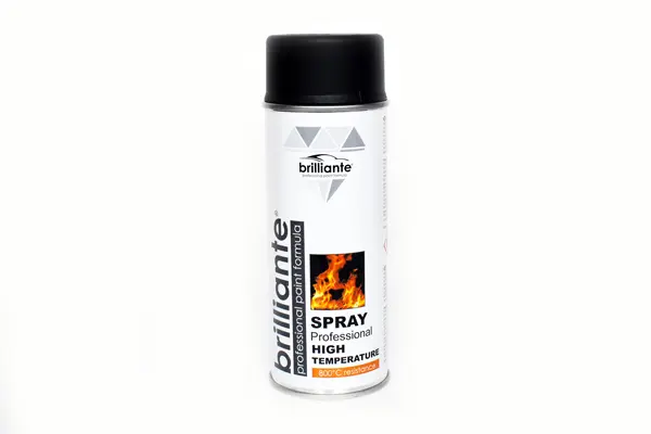 Vopsea spray temperaturi inalte NEGRU BRILLIANTE 400ml