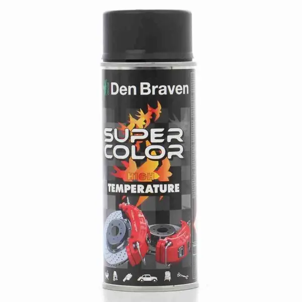 Vopsea termorezistenta tip spray culoare negru rezistenta temperatura mare 800ºC