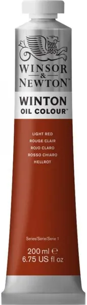 Vopsea ulei Winsor & Newton Winton - roșu deschis, 200 ml
