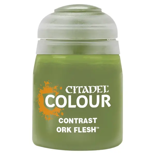 Vopsea Warhammer Contrast Paint - Ork Flesh