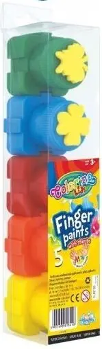 Vopsele pentru degete Colorino Kids - 5 culori