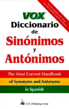 Vox Diccionario de Sinonimos Y, Paperback/Vox