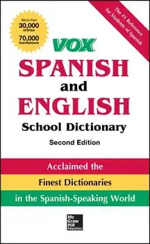Vox Spanish and English School Dictionary, Paperback, 2nd Edition/Vox