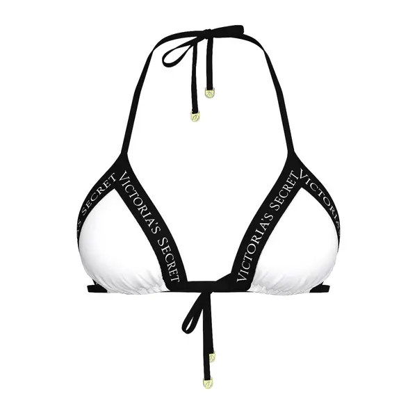 Vs iconic logo triangle bikini top - vs white S