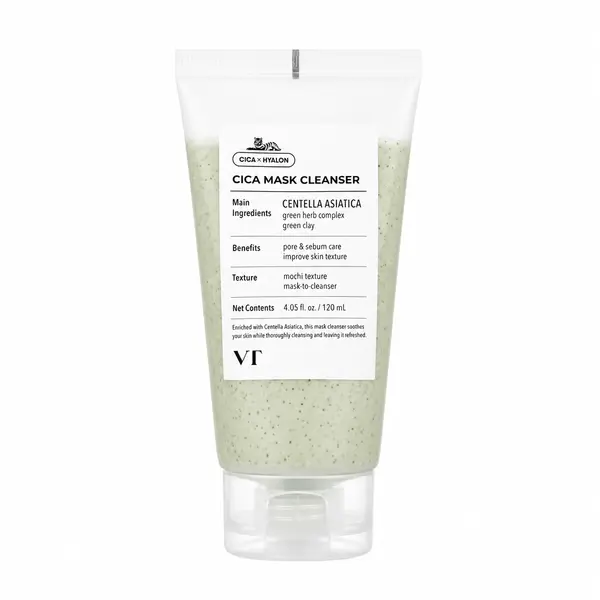VT Cosmetics – Cica Mask Cleanser, 120ml