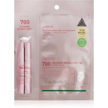 VT Cosmetics Collagen Reedle Shot 700 2-Step Mask masca cu efect de lifting si fermitate pentru tratarea tenului în două faze
