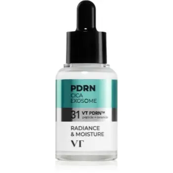 VT Cosmetics PDRN Cica Exosome Firming Ampoule Ser facial pentru fermitate pentru luminozitate si hidratare