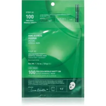 VT Cosmetics Pro Cica Reedle Shot 100 2Step Hydrogel Mask mască intensă cu hidrogel cu efect calmant