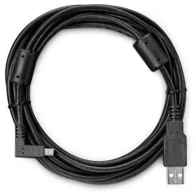 Wacom Cablu USB Wacom USB (M) la mini-USB tip B (M) unghiular, 3 m, pentru Wacom STU-540, Negru