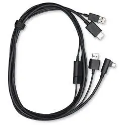 Wacom Cablu Wacom X-Shape Cable, pentru Wacom One DTC133, HDMI, USB, Alimentare