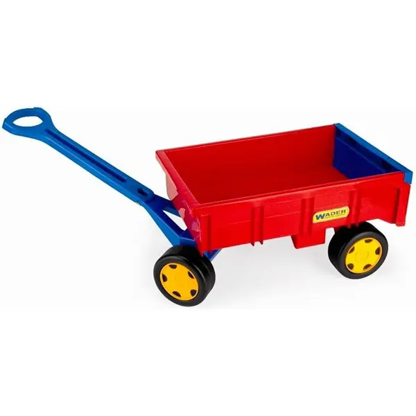 Wader Remorca Wader 10950, 2 in 1, Capacitate 60 kg, Plastic rezistent, Pentru copii peste 12 luni