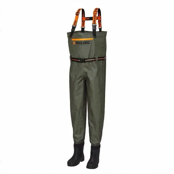Waders Inspire Chest Bootfoot Wader Eva Sole Green M marime 40/41