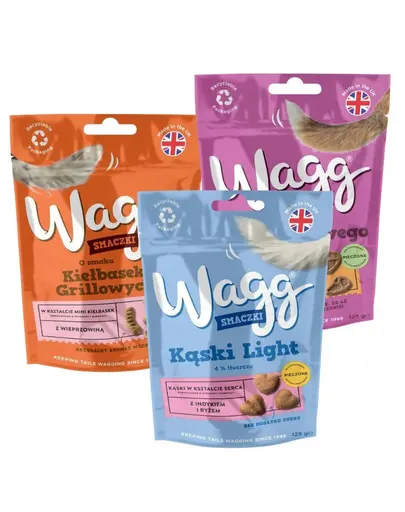 WAGG Mix de arome 3x125g recompense gustoase pentru câini