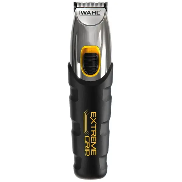 Wahl Aparat de tuns barba Wahl Extreme Grip 09893-0440, 100-240 V, 50-60 Hz , husa inclusa, Negru-Argintiu