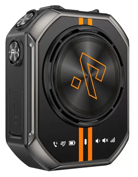 Walkie Talkie RugOne XLink 7, Negru, 4G, Cartel cadou 1 an gratuit, Comunicare vocala AI, GPS, Bluetooth 5.2, SOS, Baterie 1050mAh, USB-C, Nano SIM