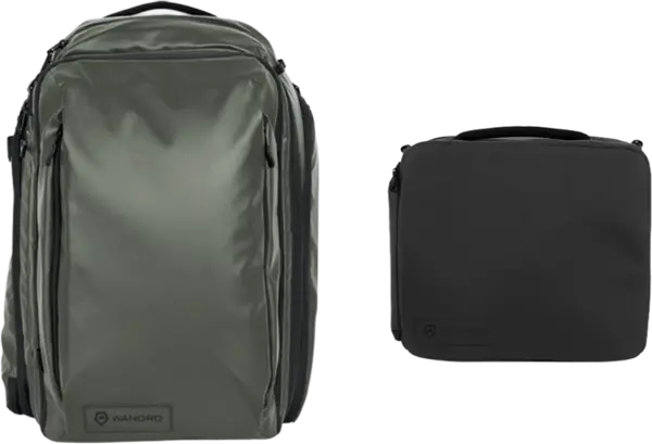 WANDRD Transit Travel Backpack Photo Bundle 35L Wasatch Green