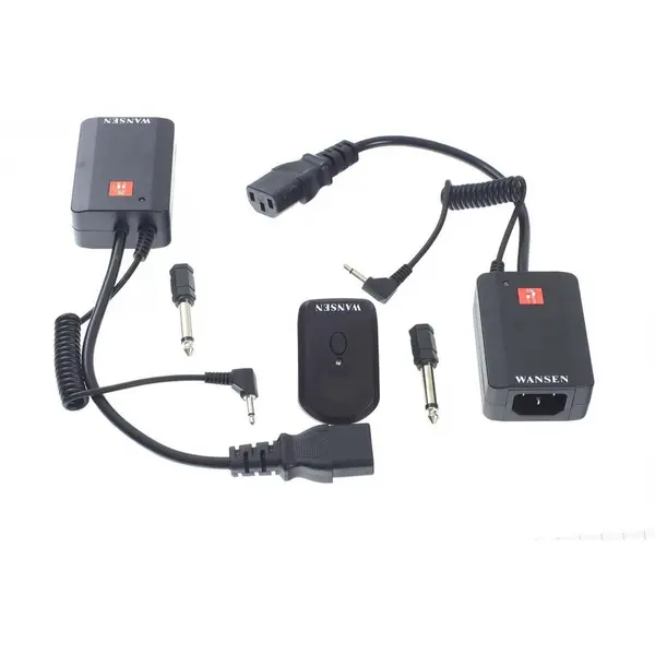 Wansen Kit trigger-2x receiver Wansen AC-04 radio 4 canale pentru declansare blitz de studio