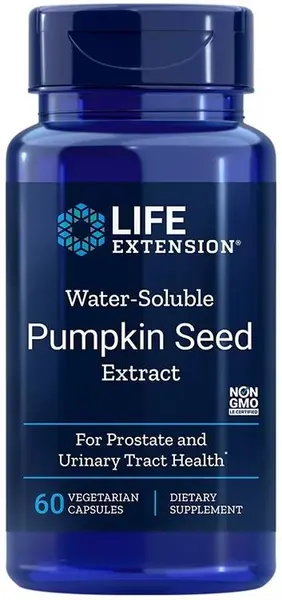Water-Solube Pumpkin Seed Extract, 60 vege capsule, Life Extension