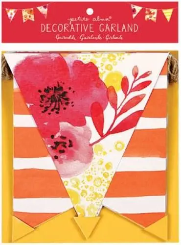 Watercolor Floral Decorative Garland | Galison