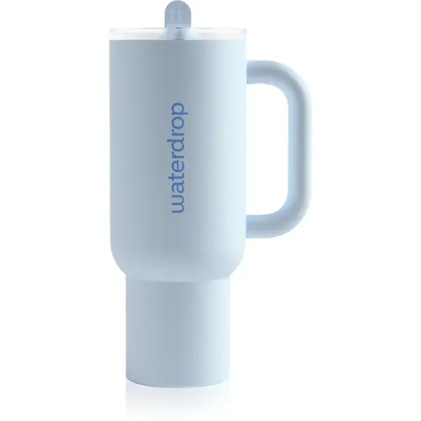 Waterdrop Explorer Tumbler pahar din oțel inoxidabil cu pai (editie limitata) Ice Blue 1100 ml