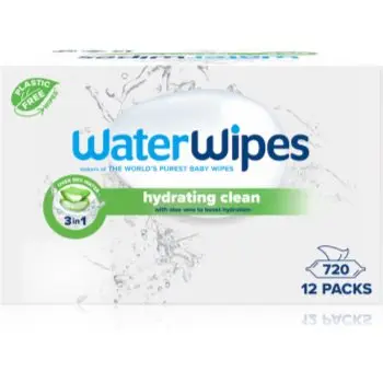 WaterWipes Hydrating Clean Servetele umede cu efect revigorant