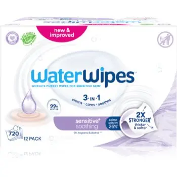 WaterWipes Soothing Clean servetele delicate pentru copii