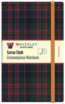 Waverley Commonplace Notebooks: MacDonald Tartan Cloth Large Notebook (21 x 13cm), Hardback/***