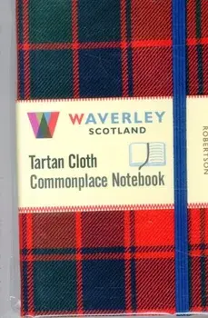 Waverley (M): Robertson Tartan Cloth Commonplace Pocket Notebook, Hardback/***