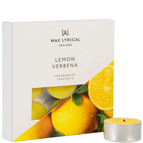 Wax Lyrical Lemon Verbena Tea Lights Pack of 9