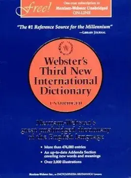 Webster's Third New International Dictionary, Unabridged, Hardcover/Philip Babcock Gove