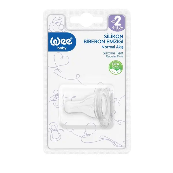 WEE BABY Tetina silicon rotunda nr.2 -821