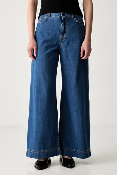 Weekend Max Mara blugi wide leg pentru femei WKDVEGA
