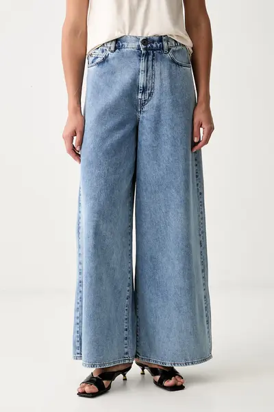Weekend Max Mara blugi wide leg pentru femei WKDZATTERA