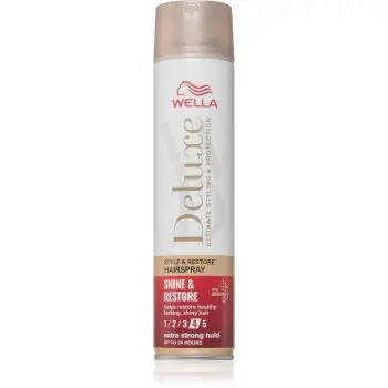 Wella Deluxe Shine & Restore fixativ cu fixare puternică pentru volum