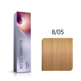 Wella Professionals Illumina Color vopsea profesională permanentă pentru păr 8/05 60 ml
