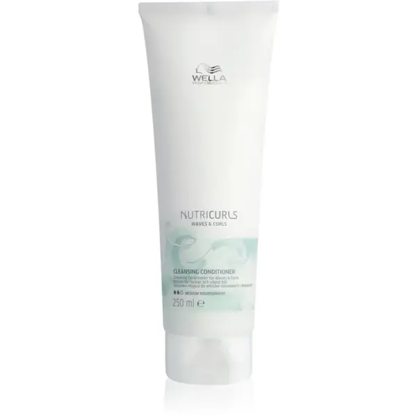 Wella Professionals Nutricurls Waves & Curls Balsam de curățare pentru par ondulat si cret 250 ml