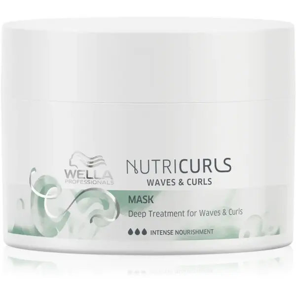Wella Professionals Nutricurls Waves & Curls masca de netezire pentru par ondulat si cret 150 ml
