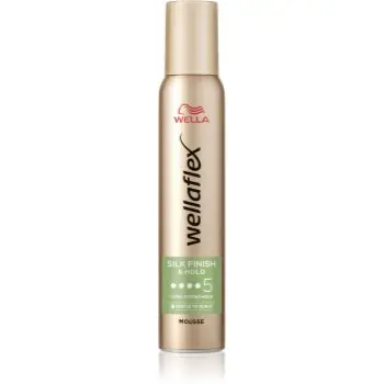 Wella Wellaflex Silk Finish & Hold spuma fixare ultra-puternica