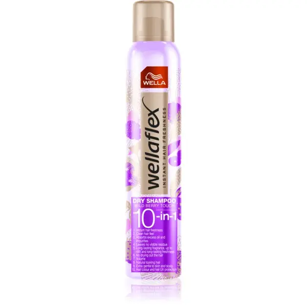 Wella Wellaflex Wild Berry Touch sampon uscat cu parfum floral delicat 180 ml