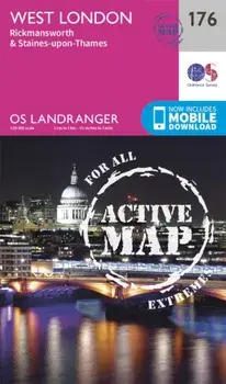West London, Rickmansworth & Staines. February 2016 ed, Sheet Map/Ordnance Survey