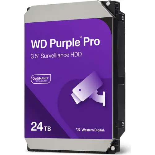 Western Digital Hard Disk 3.5 inch, Western Digital Purple Pro WD241PURP, 24TB, 7200RPM, SATA, 521MB
