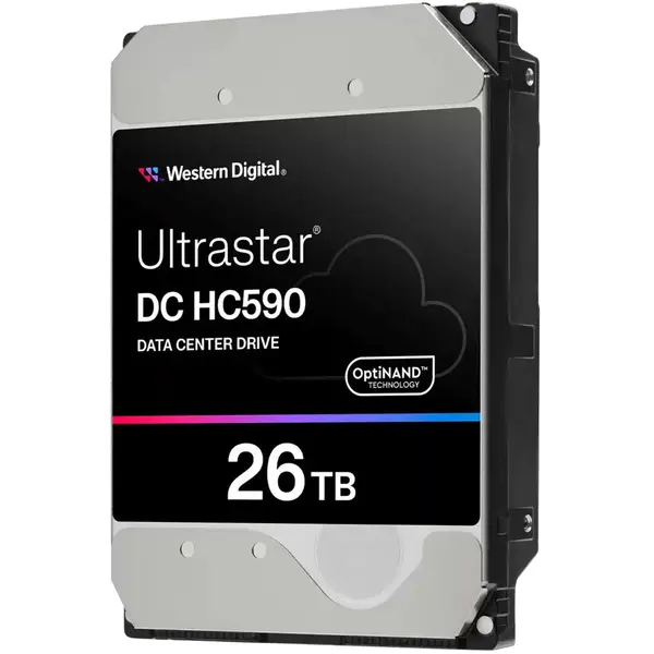 Western Digital Hard Disk Ultrastar DC HC590, 26 TB, 512e SE, 3.5, 512MB, 7200RPM, SATA