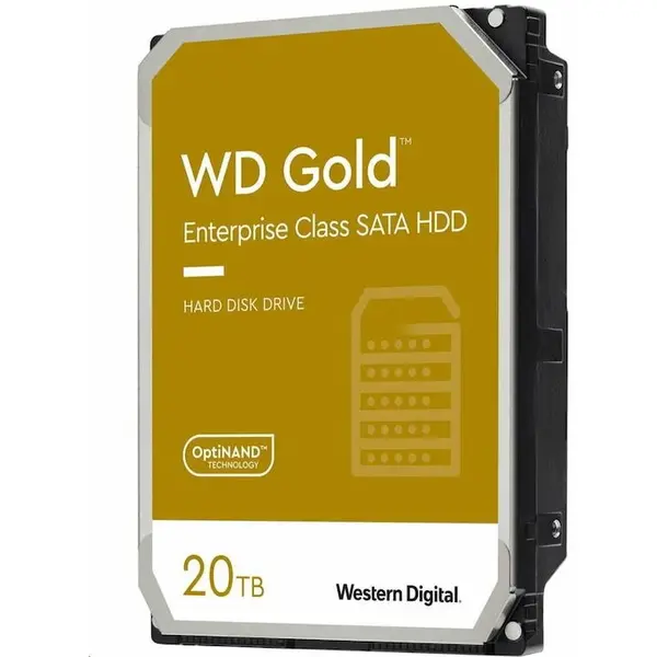 Western Digital Hard Disk Western Digital Gold WD203KRYZ, 20TB, SATA III, 3.5 inch, 7200 RPM, 512 MB