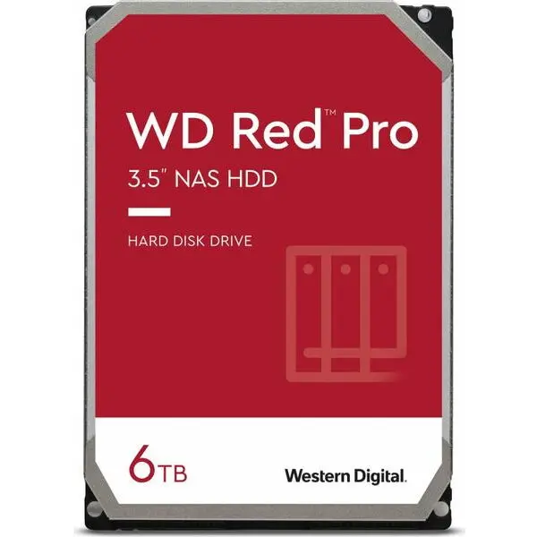 Western Digital HDD Western Digital Red Pro 6TB SATA-III 7200RPM 256MB