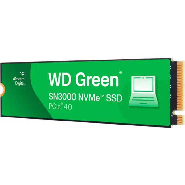 Western Digital SSD Western Digital Green SN3000, 2 TB, PCI Express 4.0 x4, M.2 NVME 2280, 5000/4200 MBps