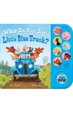 What Do You Say, Little Blue Truck? (Sound Book) - Alice Schertle