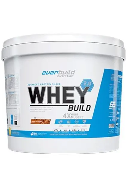 Whey Build 2.0, caramel sărat, 5 kg, Everbuild